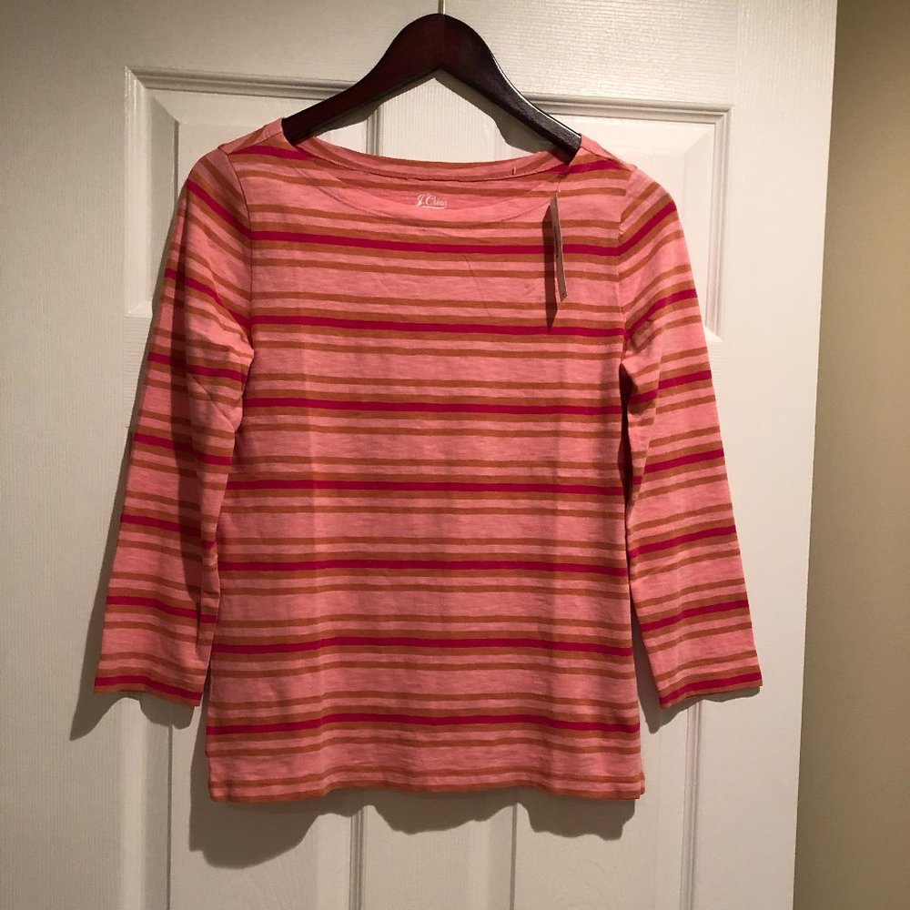 J. Crew Painter Boatneck T-shirt